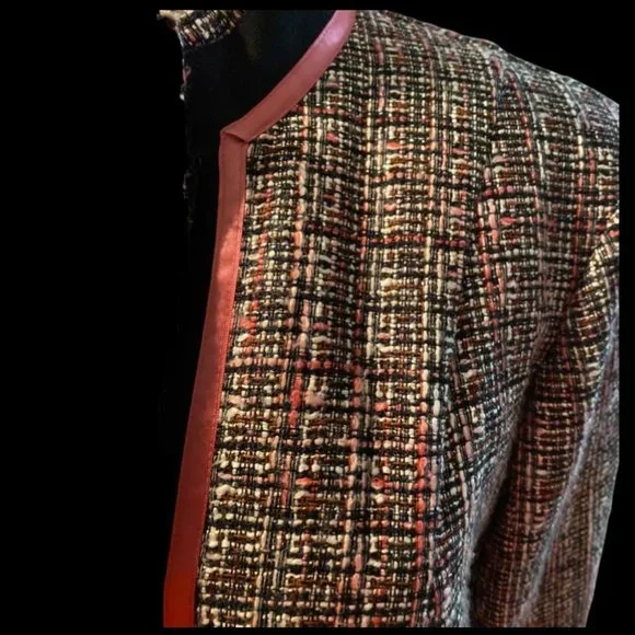 Dressbarn Jacket Front Button Closure Lined Size 8 - Picture 8 of 10